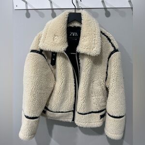 Zara sherpa jacket